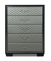 New Classic Furniture Luxor Black Silver Chest