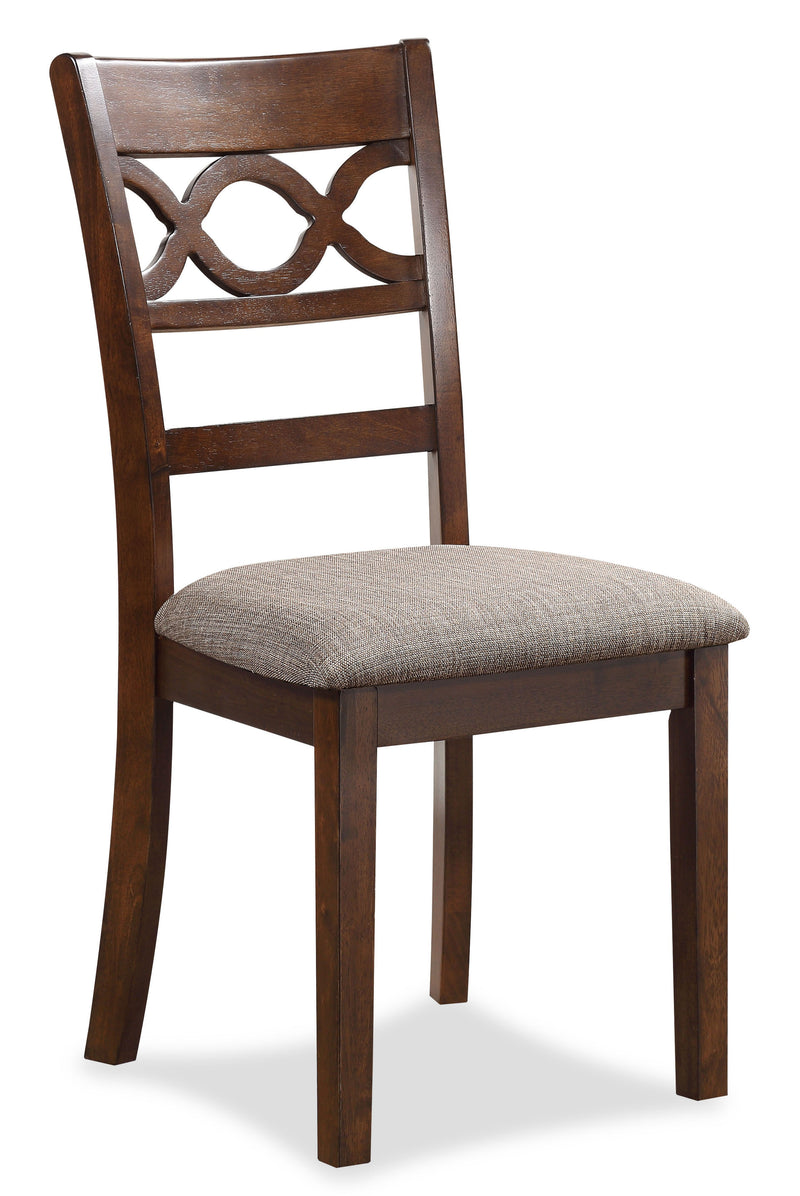 New Classic Furniture Cori Bisque Brown 5pc Round Dining Set