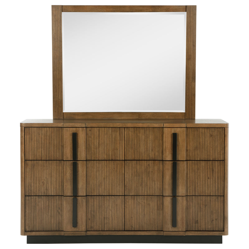 Coaster Furniture Terrace Ash Brown Dresser and Mirror