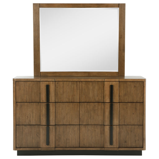 Coaster Furniture Terrace Ash Brown Dresser and Mirror