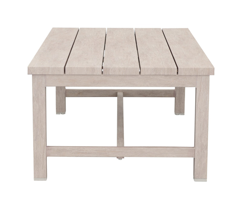 Steve Silver Blakley Whitewashed Birch Outdoor Coffee Table