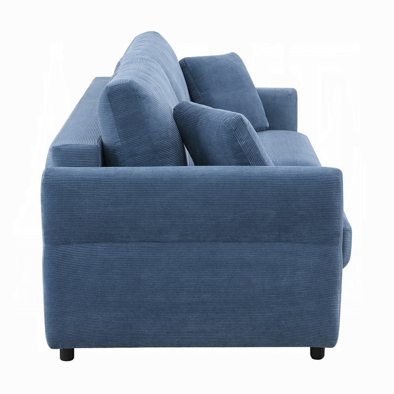 Acme Furniture Haran Blue Sleeper Sofa