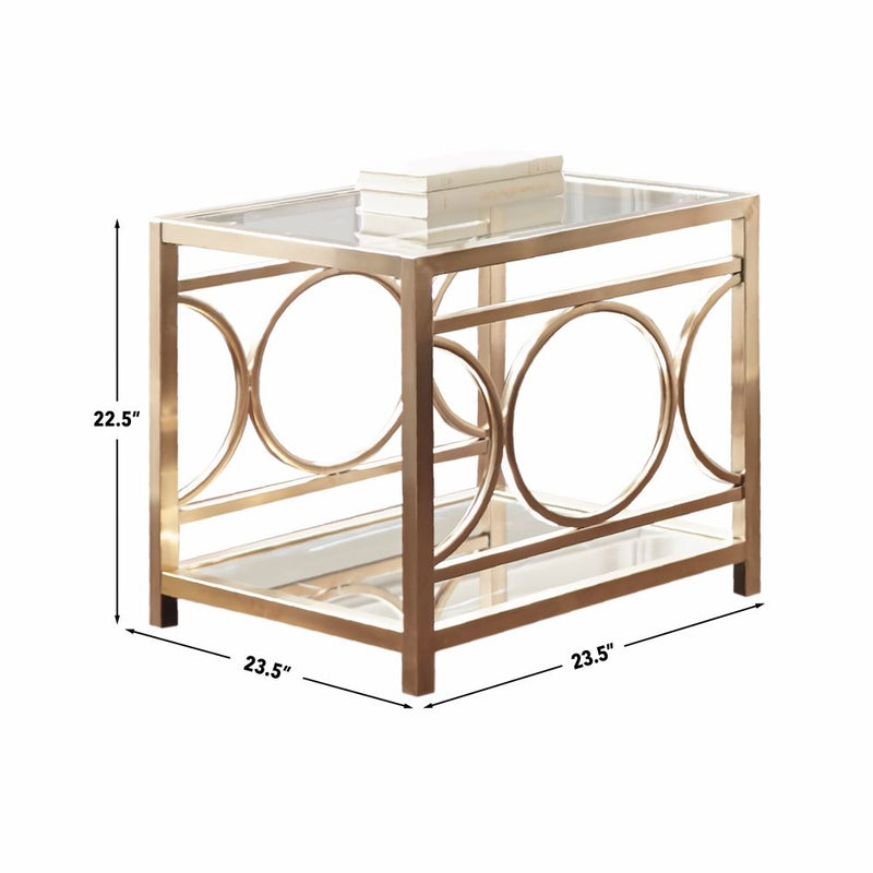 Steve Silver Olympia Gold 3pc Coffee Table Set