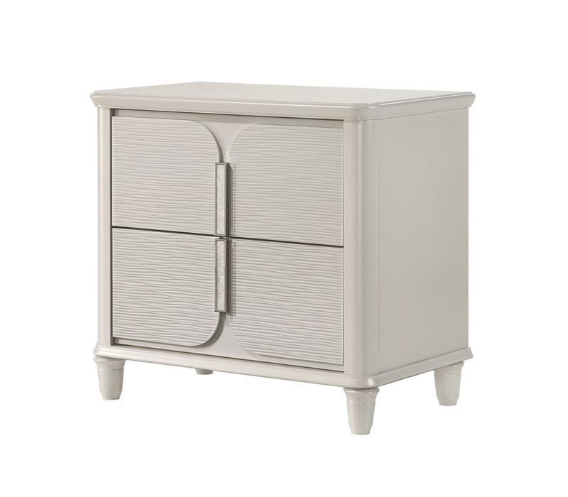 Acme Furniture Laveda Pearl White Nightstand