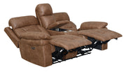 Steve Silver Brock Cinnamon Power Console Loveseat