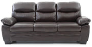 Glory Furniture Marta Gray Faux Leather Sofa
