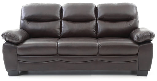 Glory Furniture Marta Gray Faux Leather Sofa