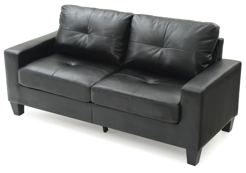 Glory Furniture Newbury Dark Brown Faux Leather Modular Sofa