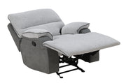 Steve Silver Cyprus Gray Recliner Chair