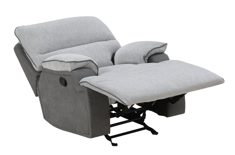 Steve Silver Cyprus Gray Recliner Chair
