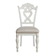 Home Elegance Cinderella Antique White Kids Writing Desk and Chair Set