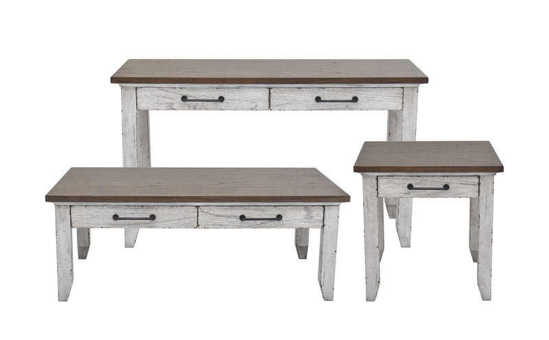 Steve Silver Bear Creek White Honey Smoke Cocktail Table