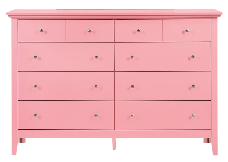 pink and silver dresser Zohar Pink Dresser