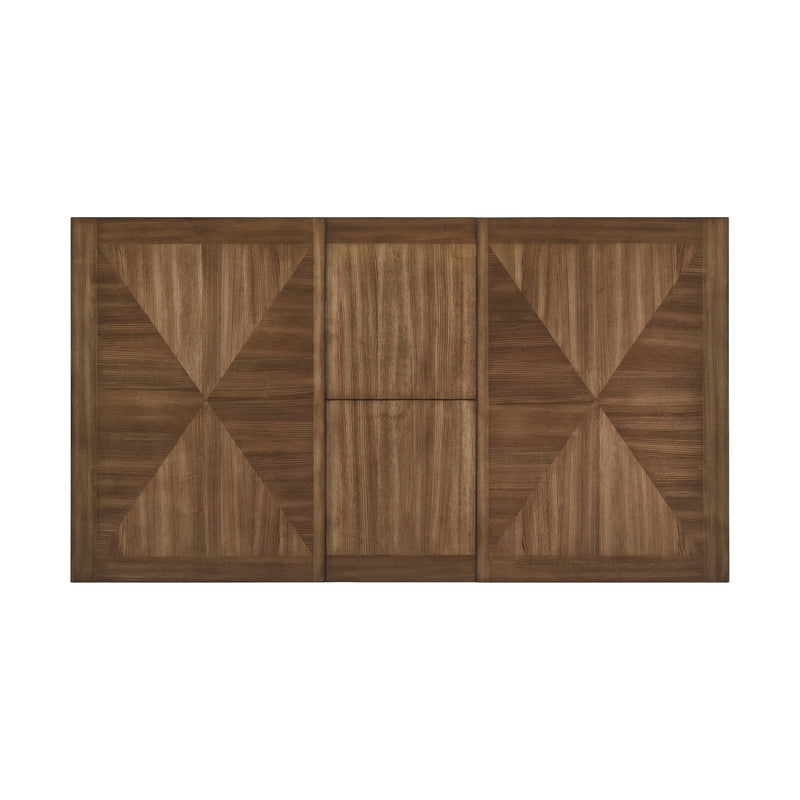 Home Elegance Brunson Oak White 5pc Dining Room Set