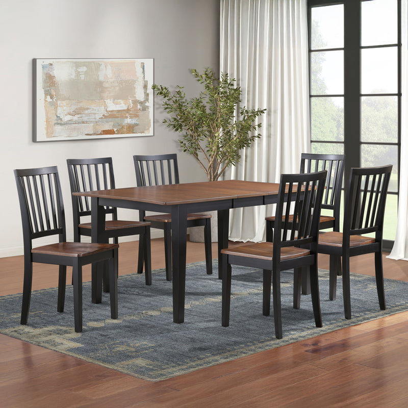 Steve Silver Joplin Brown 7pc Dining Set