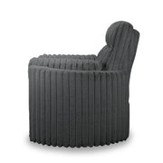 New Classic Furniture Embrace Charcoal Swivel Accent Chair