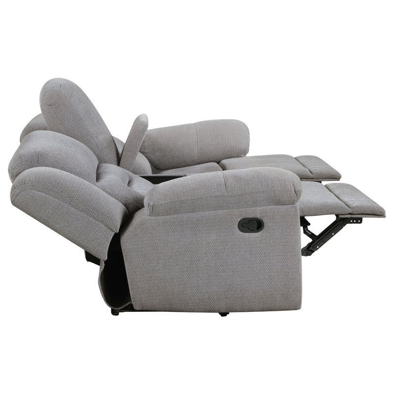 Coaster Furniture Gilson Grey Reclining Loveseat