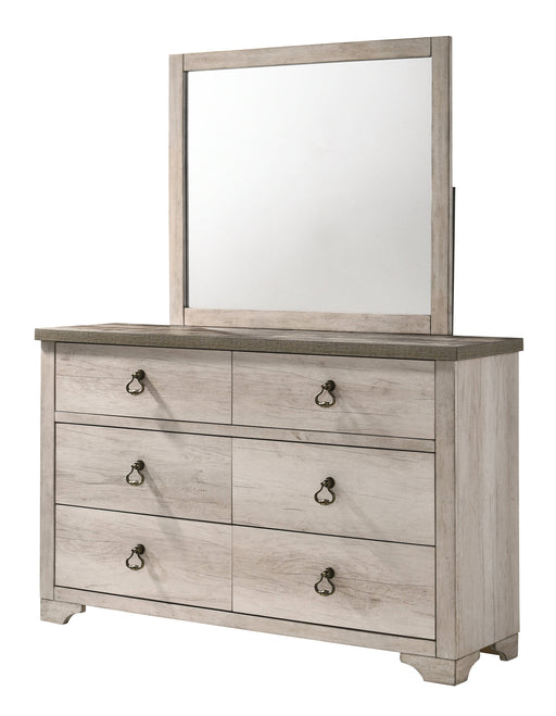 Crown Mark Patterson Dresser and Mirror