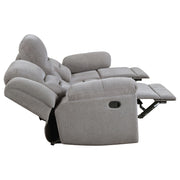 Coaster Furniture Gilson Grey Reclining 3pc Living Room Set