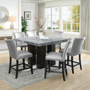 Steve Silver Camila Gray Black 7pc Counter Height Set