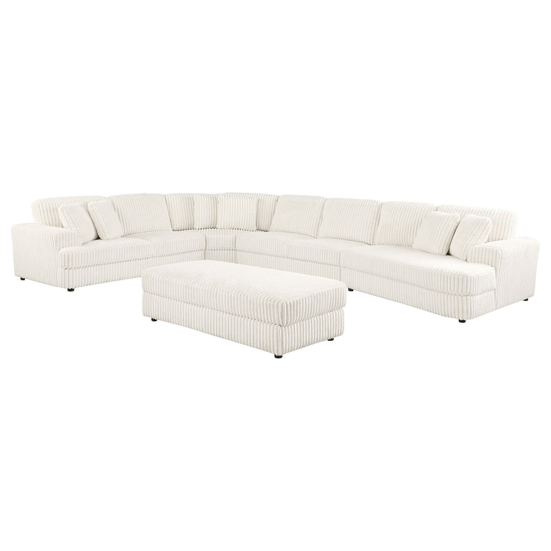 Coaster Furniture Emberson Ivory 5pc Modular Sectional