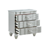 Galaxy Home Landmark Silver Nightstand