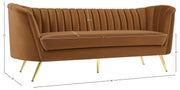 Meridian Furniture Margo Green Velvet Sofa