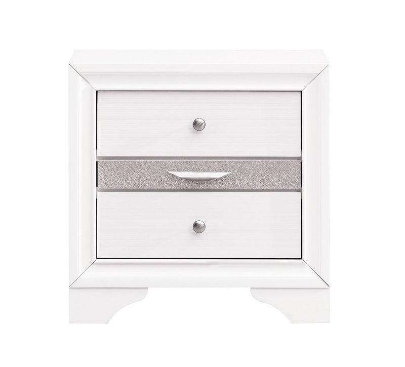 Glory Furniture Madrid White Nightstand