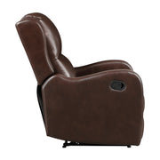 Home Elegance Durant Brown Reclining Chair