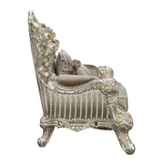 Acme Furniture Sorina Antique Gold Chair with Pillows