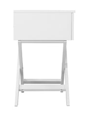 Glory Furniture Xavier Pink 1 Drawer Nightstand