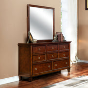 New Classic Furniture Tamarack Black Glass Mirror