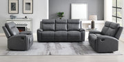 Steve Silver Gaston Gray 3pc Living Room Set