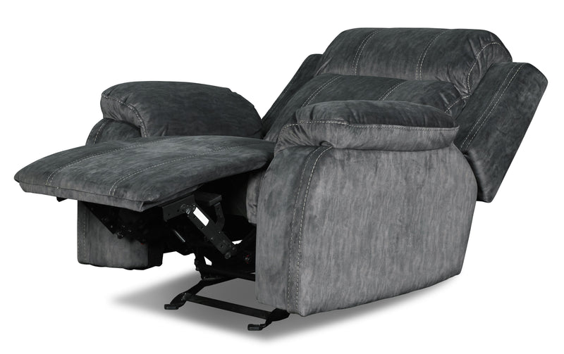 New Classic Furniture Tango Gray Glider Recliner