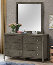 Glory Furniture Burlington Cherry Dresser and Mirror