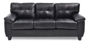 Glory Furniture Gallant Gray Faux Leather Sofa