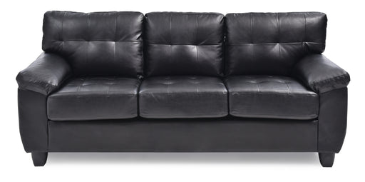 Glory Furniture Gallant Gray Faux Leather Sofa