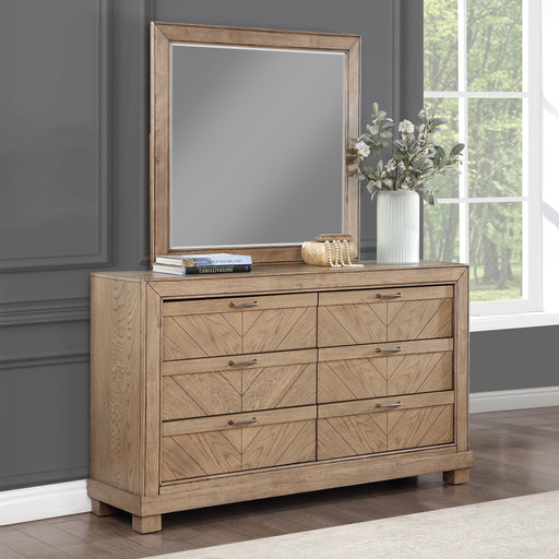 Steve Silver Montana Weathered Sand Dresser And Mirror