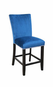 Steve Silver Camila White Blue 9pc Counter Height Set