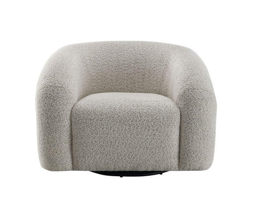 Acme Furniture Irma Gray Boucle Swivel Accent Chair