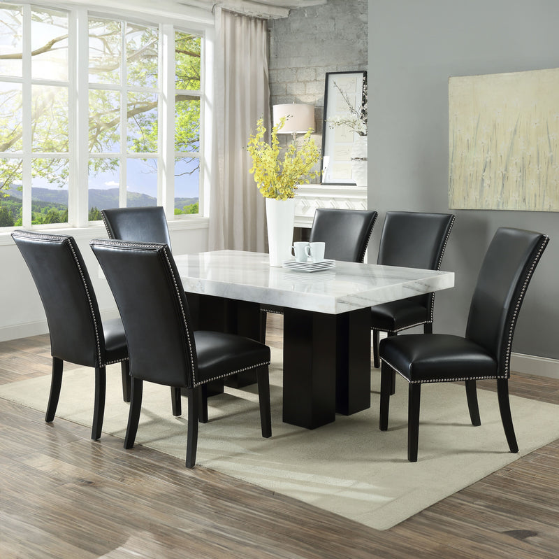 Steve Silver Camila White Rectangle Dining Table