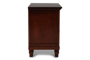New Classic Furniture Tamarack Black Wood Nightstand