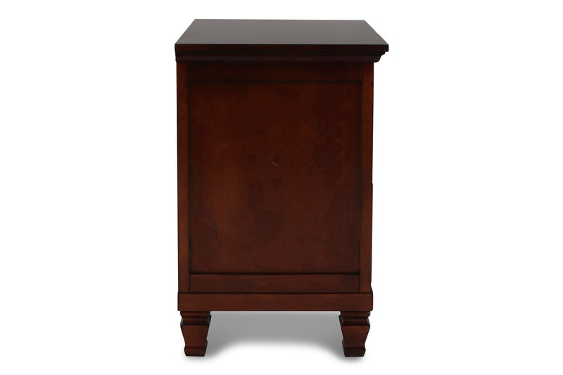 New Classic Furniture Tamarack Black Wood Nightstand