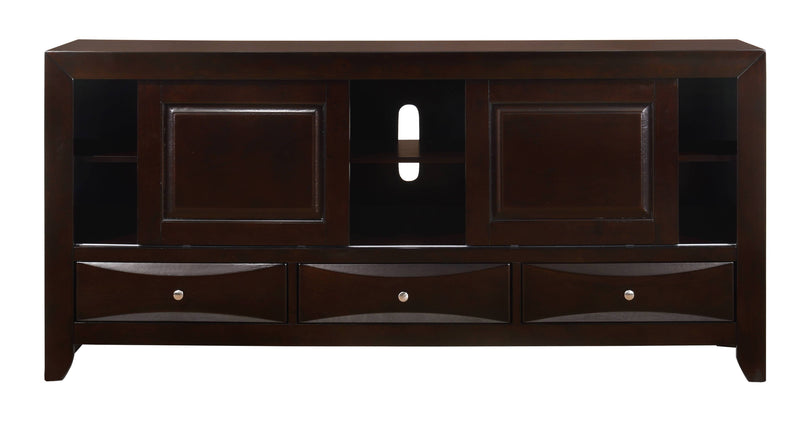 Crown Mark Emily Dark Cherry TV Stand