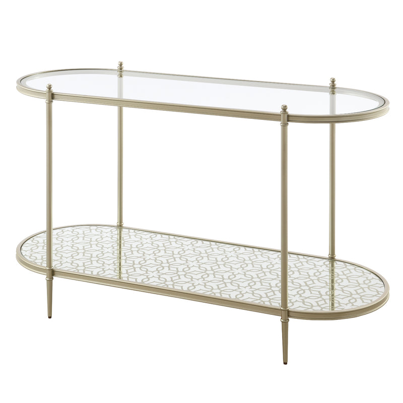 Acme Furniture Zaba Champagne Sofa Table