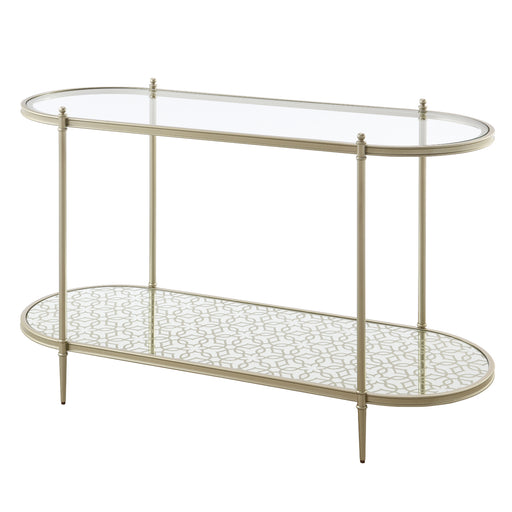 Acme Furniture Zaba Champagne Sofa Table