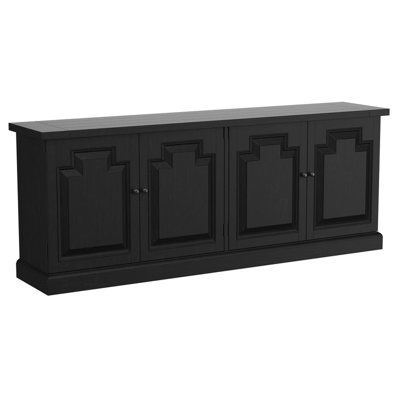 Coaster Furniture Florence Distressed Black Sideboard Buffet