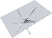 Meridian Furniture Xander Chrome Dining Table