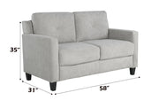 Acme Furniture Horatio Navy Loveseat