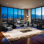 Galaxy Home Fortuner Ice 3pc Living Room Set